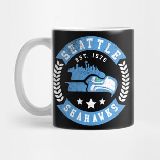 Seattle City Football Seattle Seahawks Football Fan Mug